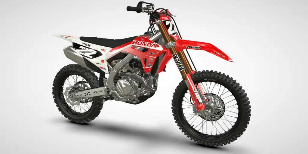 Line / White – Honda CRF 450R 2021 Motocross Decal Kit