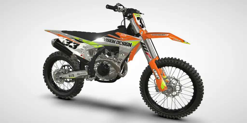 Points / Gray Orange – KTM SX-F 450 2024 Motocross Decal Kit