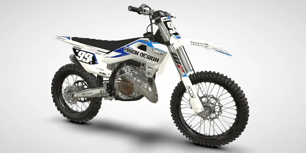 Fast / White Blue – Husqvarna TC 125 2025 Motocross Decal Kit