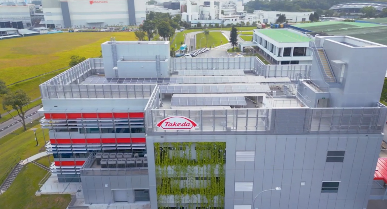Takeda Manufacturing reduces manufacturing emissions with a grid-tied solar PV system