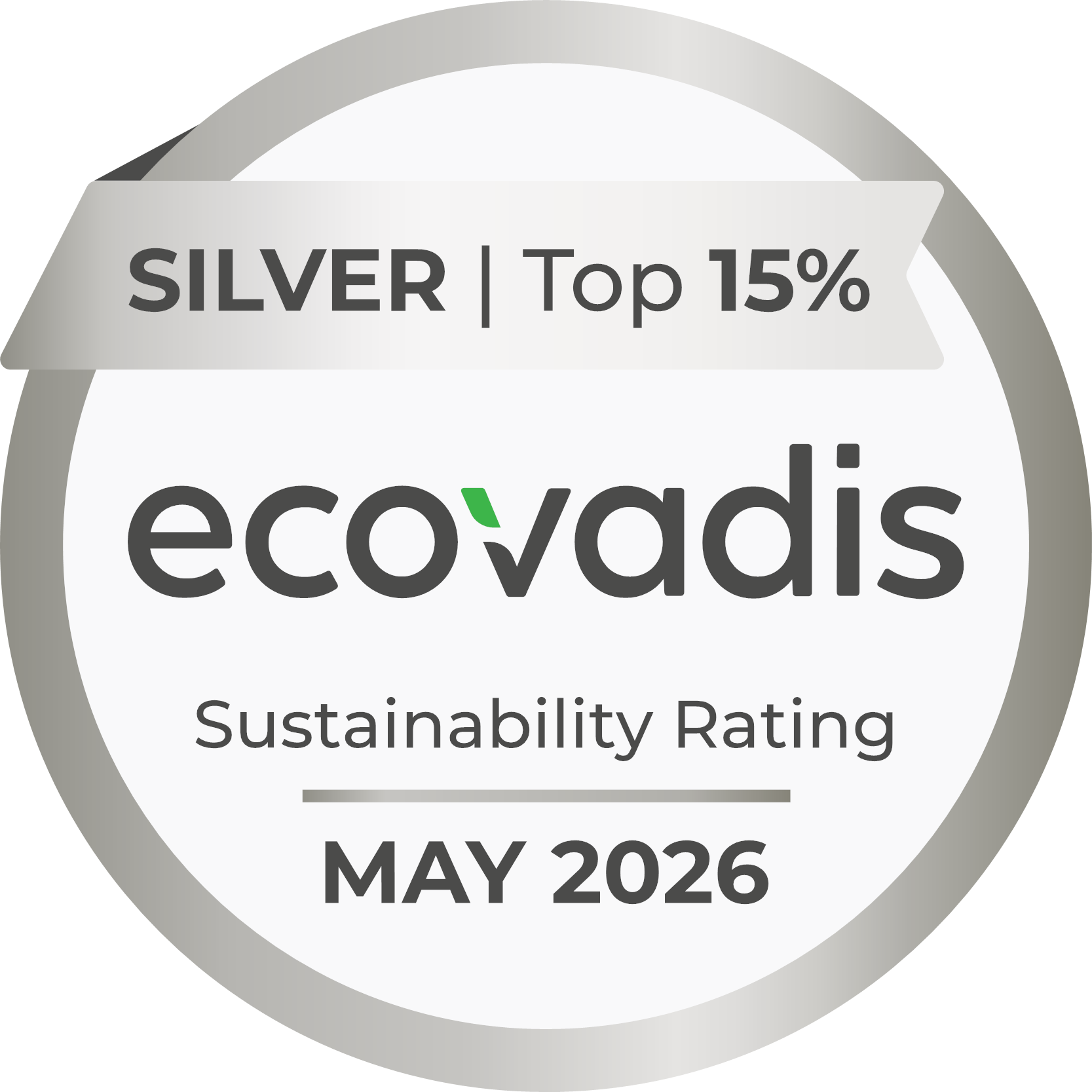 Ecovardis Silver Sustainability Raiting