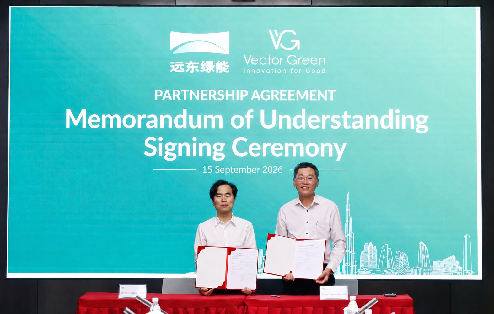 Vector Green and Far East Green Energy BIPV solar partnership in Singapore