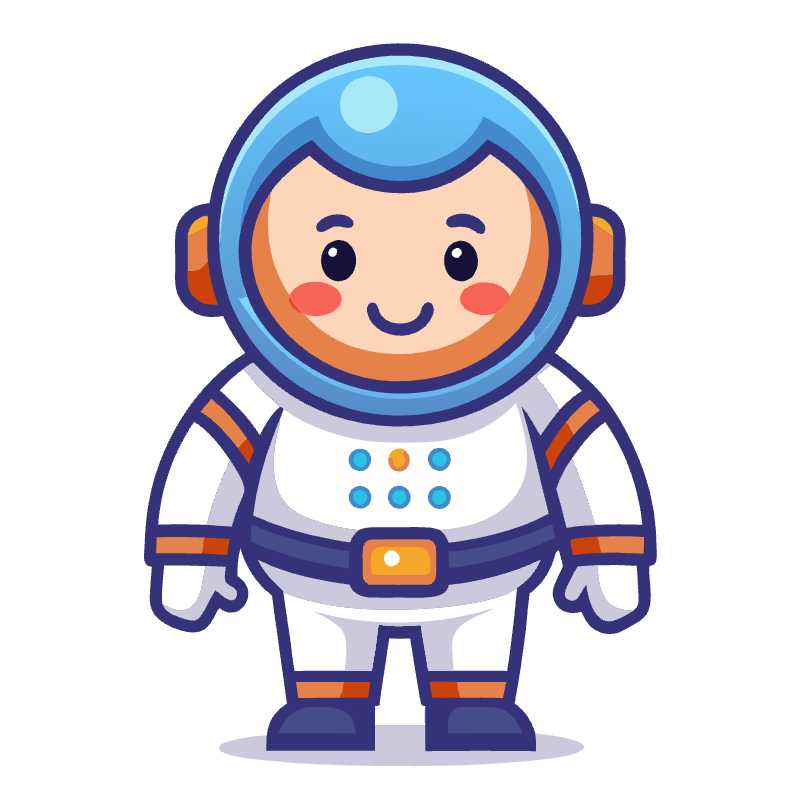 Boost Your Space-Themed Projects with Our Astronaut Vector Graphic