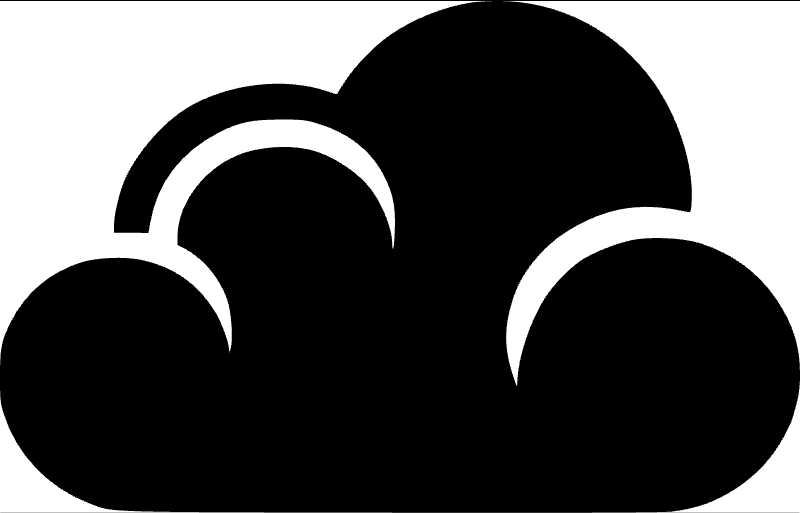 Cloud Vector Graphic for Modern Digital Designs