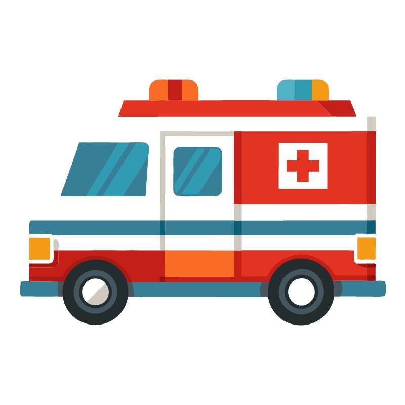 Create Engaging Designs with Downloadable Emergency Vehicle Vector Graphic