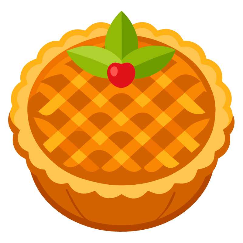 Delicious Thanksgiving Pie Vector Graphic Perfect for Your Autumn Designs