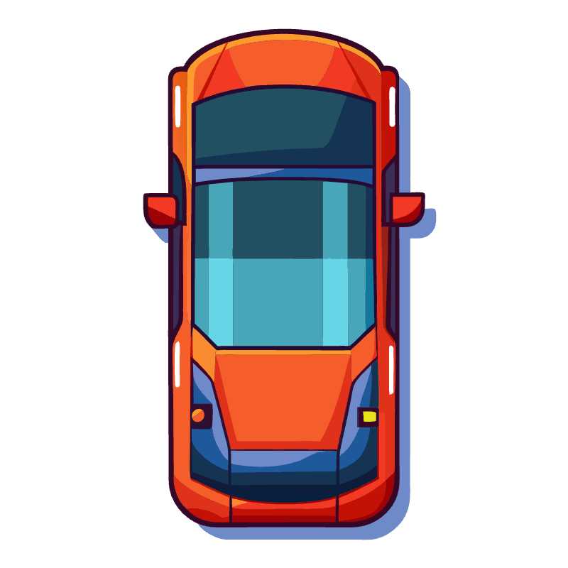 Download Top-Down Car Vector Graphics for Arcade-Style Games