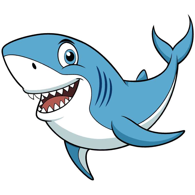 Downloadable Shark Vector Graphic for Creative Projects