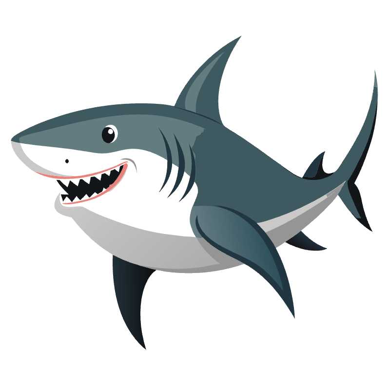 Downloadable Shark Vector Icon Perfect for Marine-Themed Designs