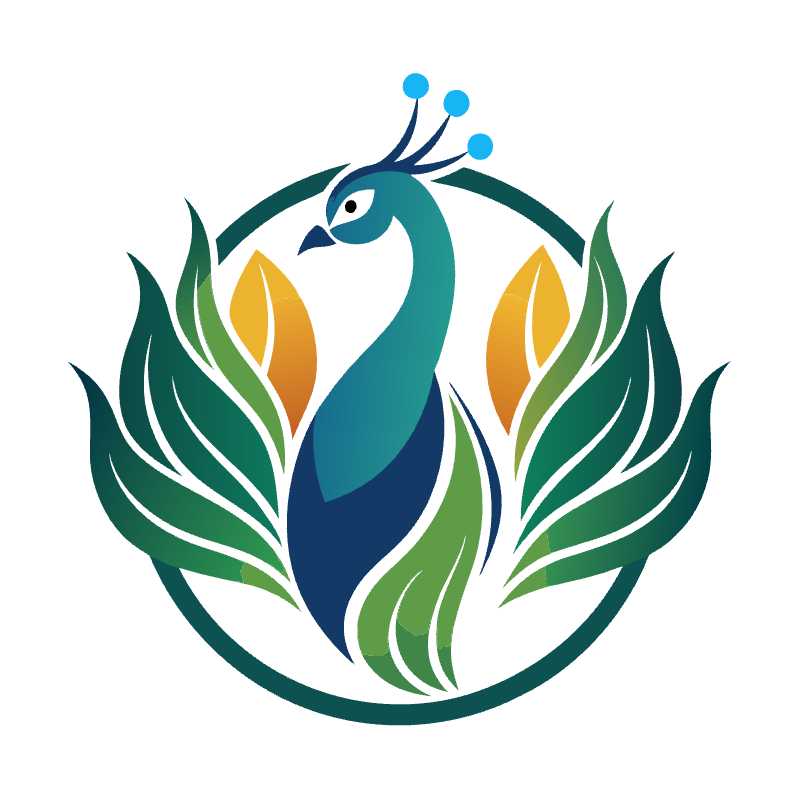 Elegant Peacock Logo Vector Design for Branding and Business Identity