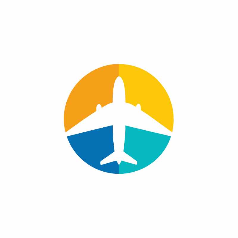 Elevate Your Brand with This Travel Airplane Logo Design for Modern Businesses