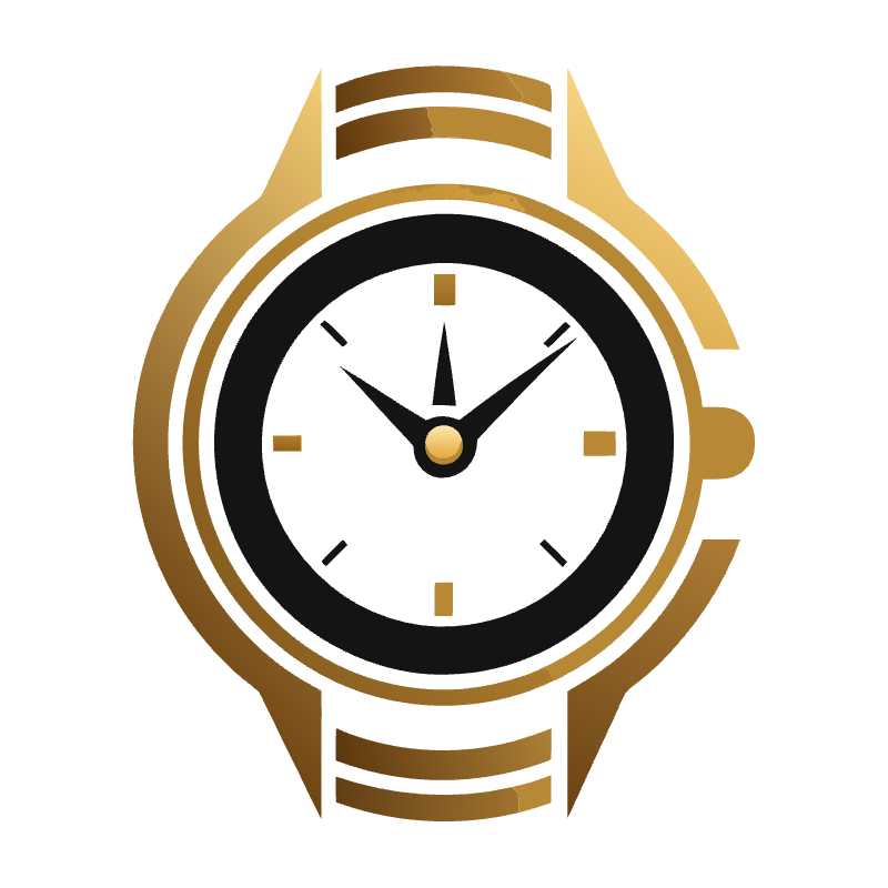 Elevate Your Brand with a Sleek Luxury Watch Vector Icon