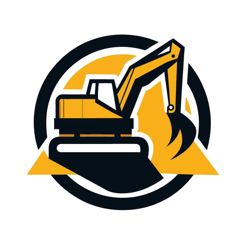 Elevate Your Brand with a Striking Excavator Vector Logo for Your Construction Business