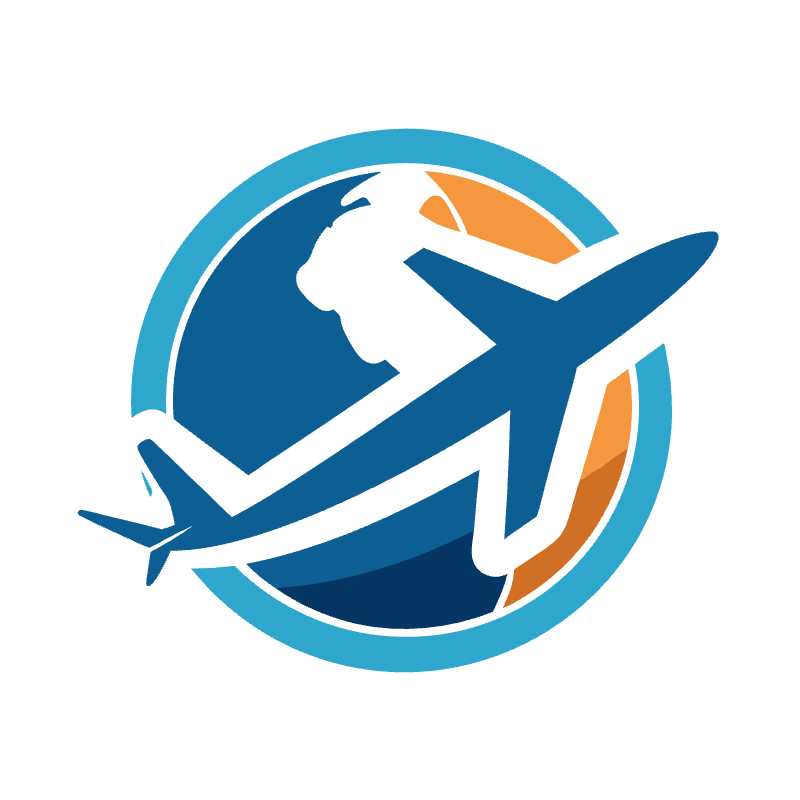 Elevate Your Brand with an Airplane Travel Logo Perfect for the Aviation Industry