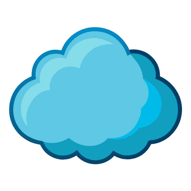 Elevate Your Designs with This Downloadable Cloud Vector Icon