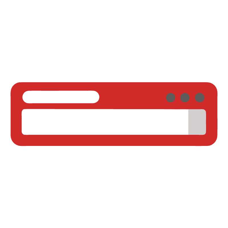 Elevate Your Digital Projects with a Customizable Address Bar Vector Icon