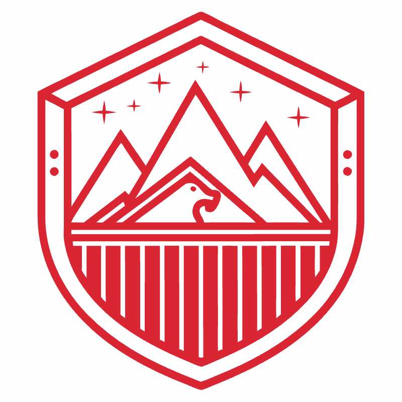 Elevate Your Finance Brand with a Premium Mountain Shield Vector Icon