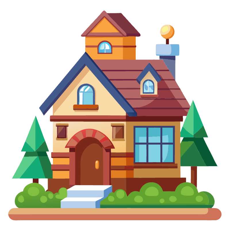 Elevate Your Game Design with Customizable Vector House Graphics