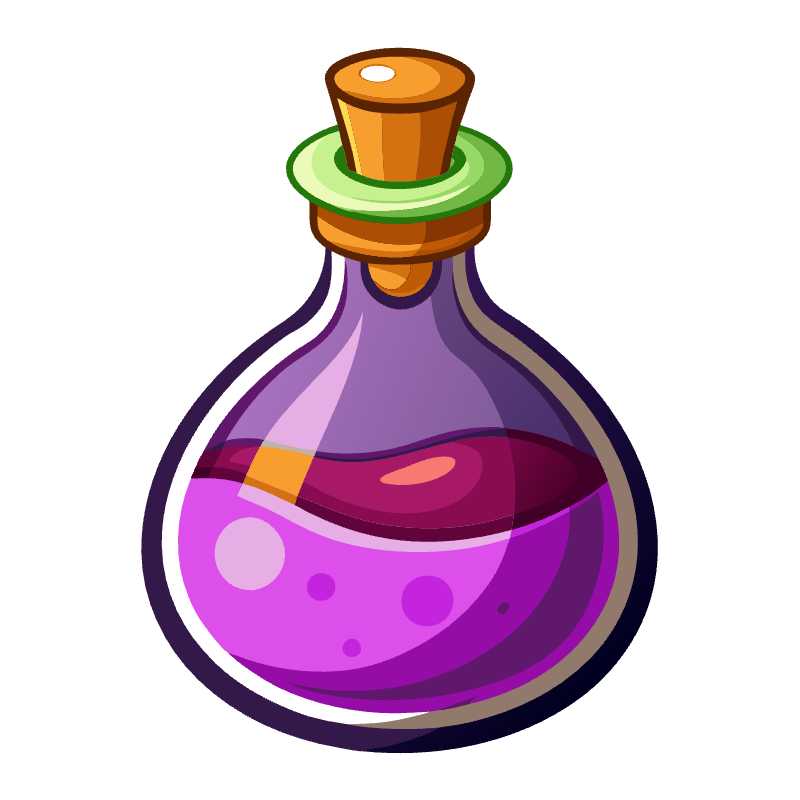 Elevate Your Game Design with Downloadable Potion Bottle Vector Asset