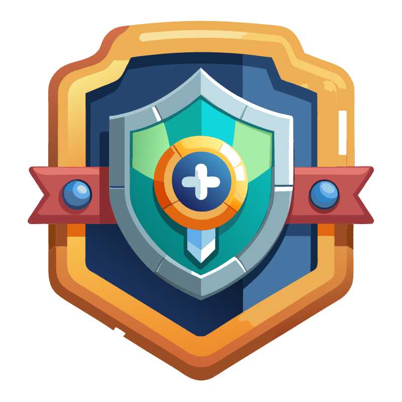 Elevate Your Game UI with Customizable Vector Shield Icons