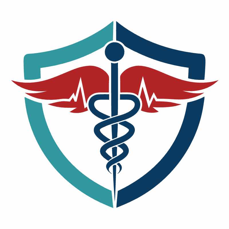 Elevate Your Medical Branding with This Caduceus Shield Vector Icon