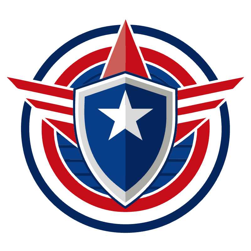 Elevate Your Patriotic Branding with Our Editable Vector Shield Logo