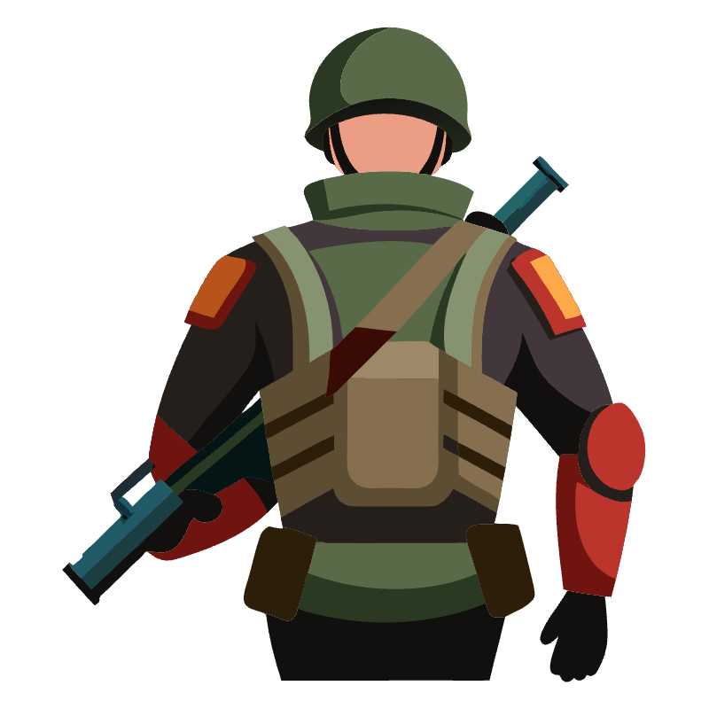 Elite Soldier Vector Icon for Thrilling Game Design Projects