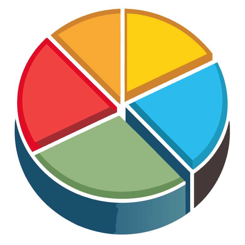 Enhance Your Business Presentations with Downloadable Pie Chart Vector Graphics