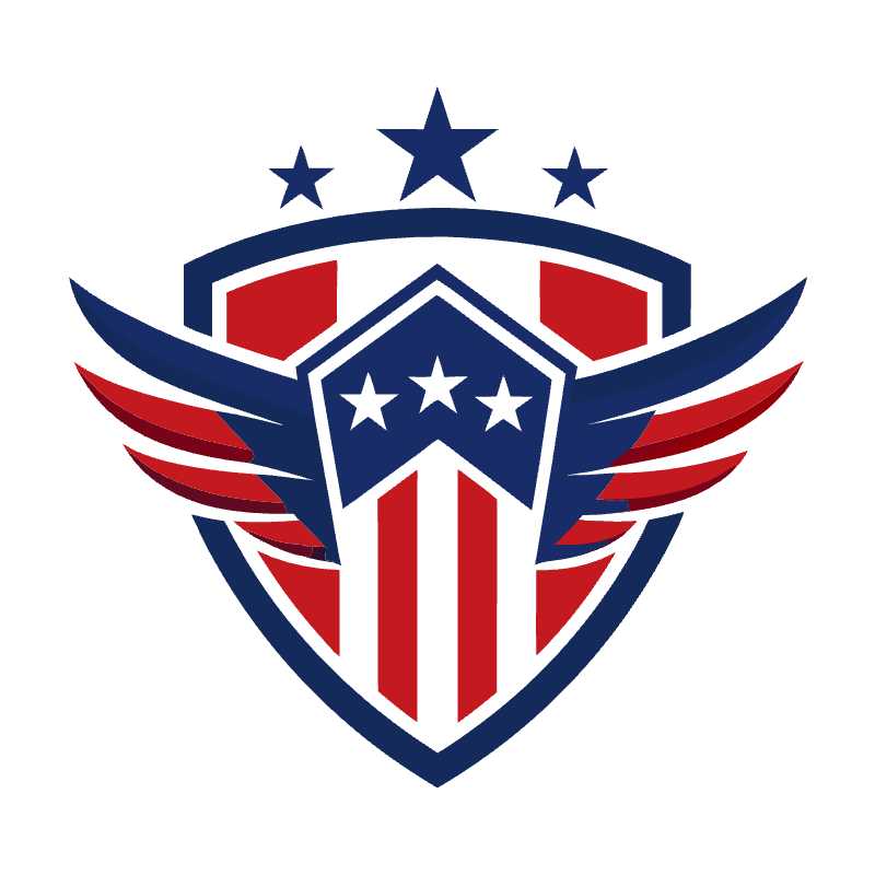 Enhance Your Designs with a Patriotic Shield Vector Icon Perfect for Digital Projects