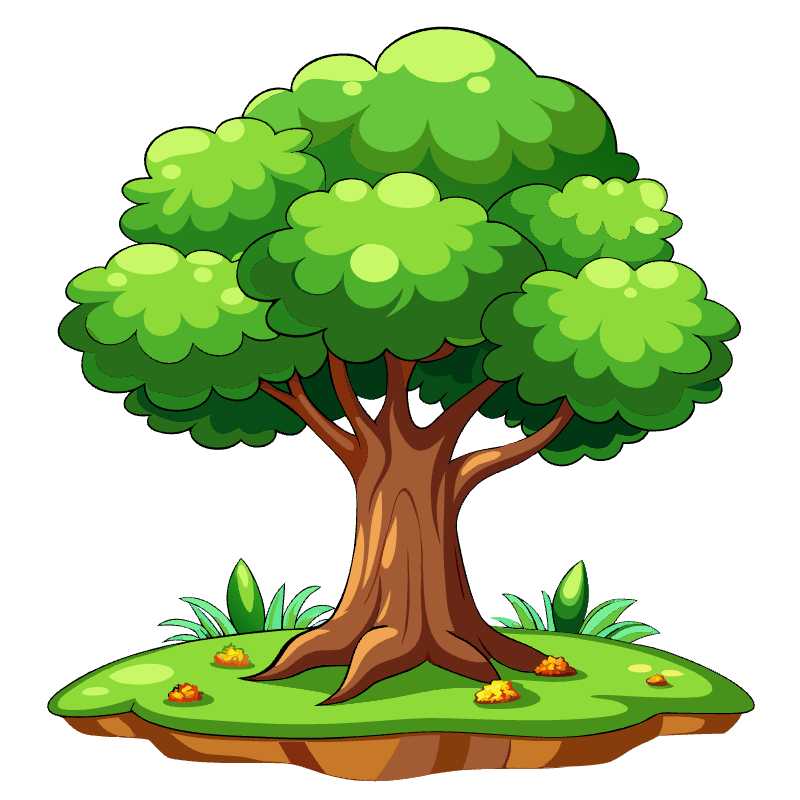 Enhance Your Game with Free Downloadable Cartoon Tree Vector