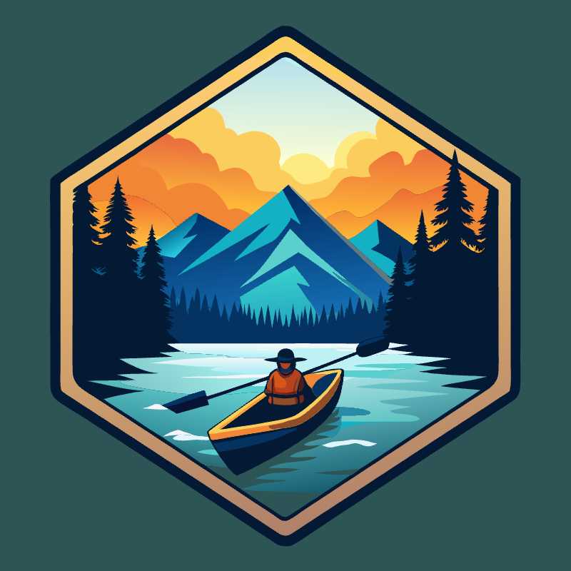 Enhance Your Travel Brand with the Ultimate Kayaking Adventure Logo