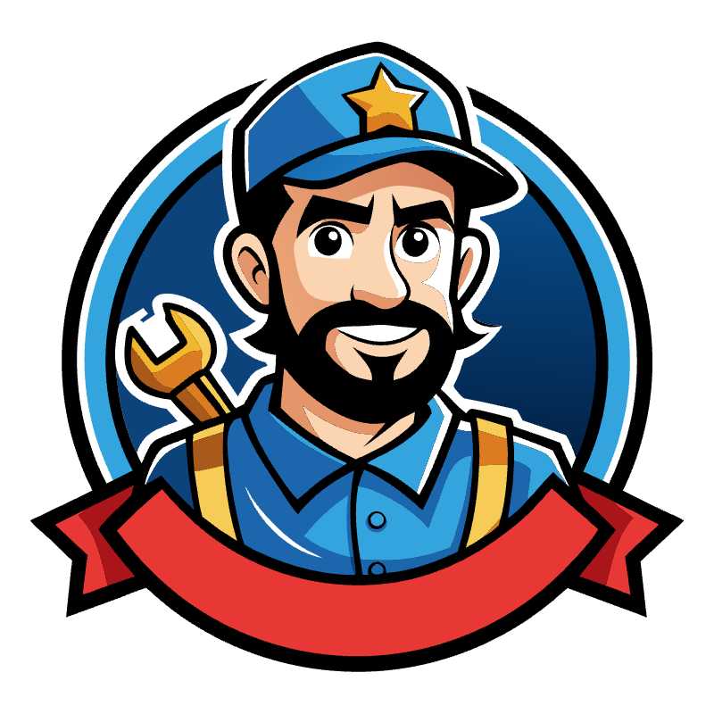 Expert Repair Man Vector Icon Perfect for Construction Branding