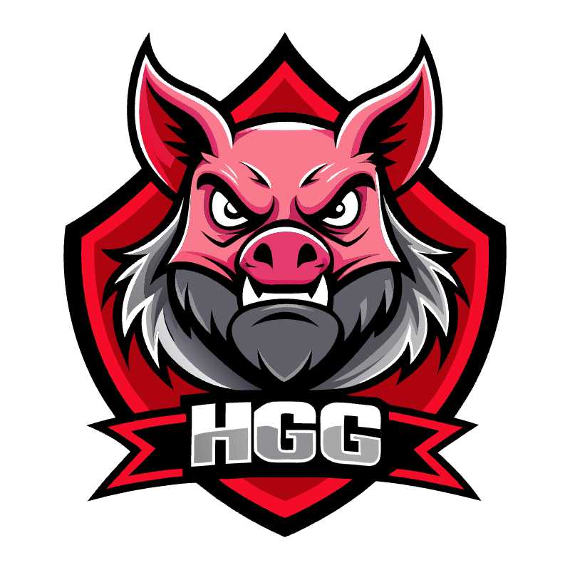 Fierce Hog Mascot eSports Logo Vector Design