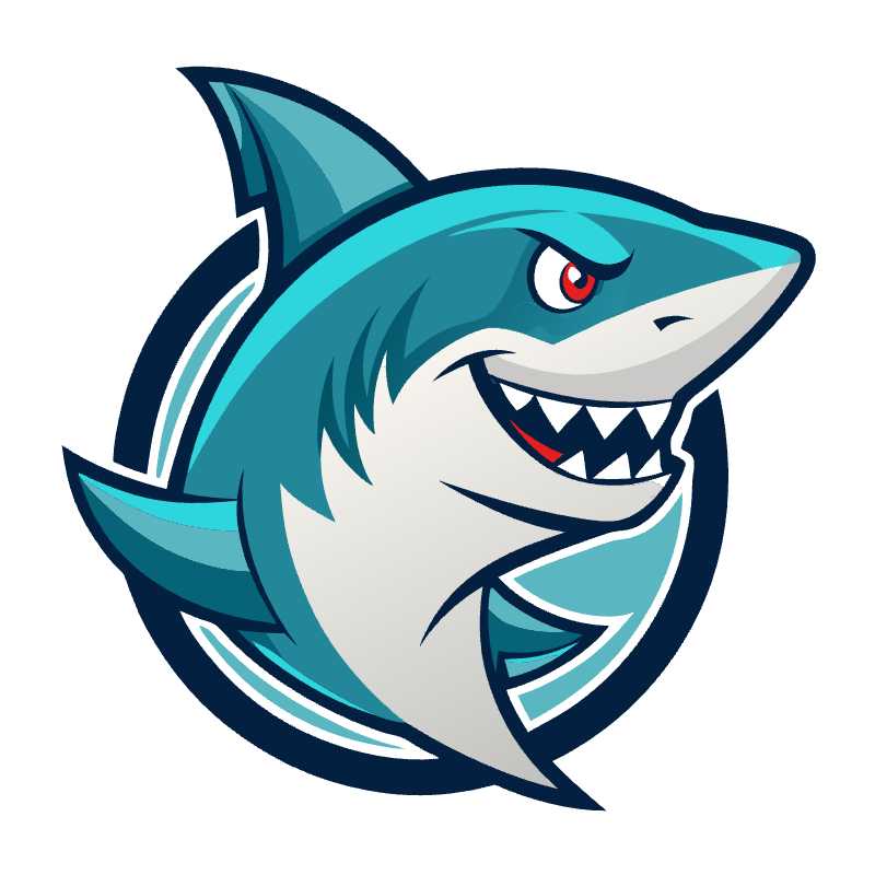 Fierce Shark Logo Vector for Dynamic Branding and Marketing