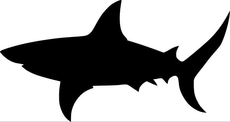 Free Shark Vector Graphic for Captivating Ocean-Themed Designs