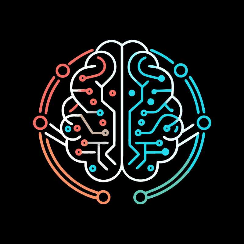 High-Tech Brain Vector Icon for Modern Projects