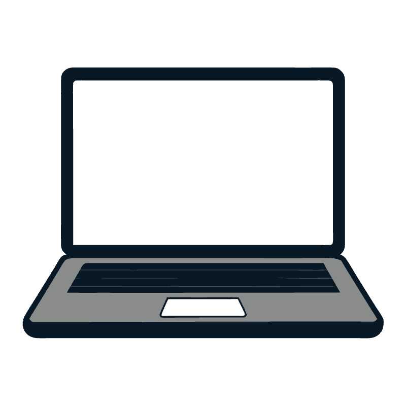 Laptop Vector Graphic Perfect for High-Tech Presentations and Web Mockups