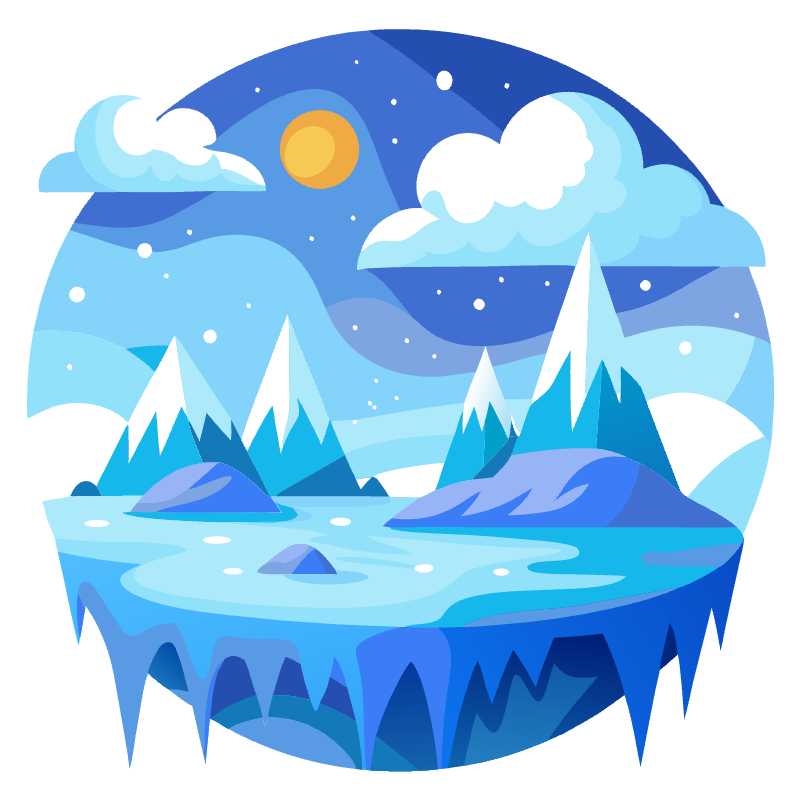 Mastering Winter Design Projects with Editable Icy Weather Vector Graphics