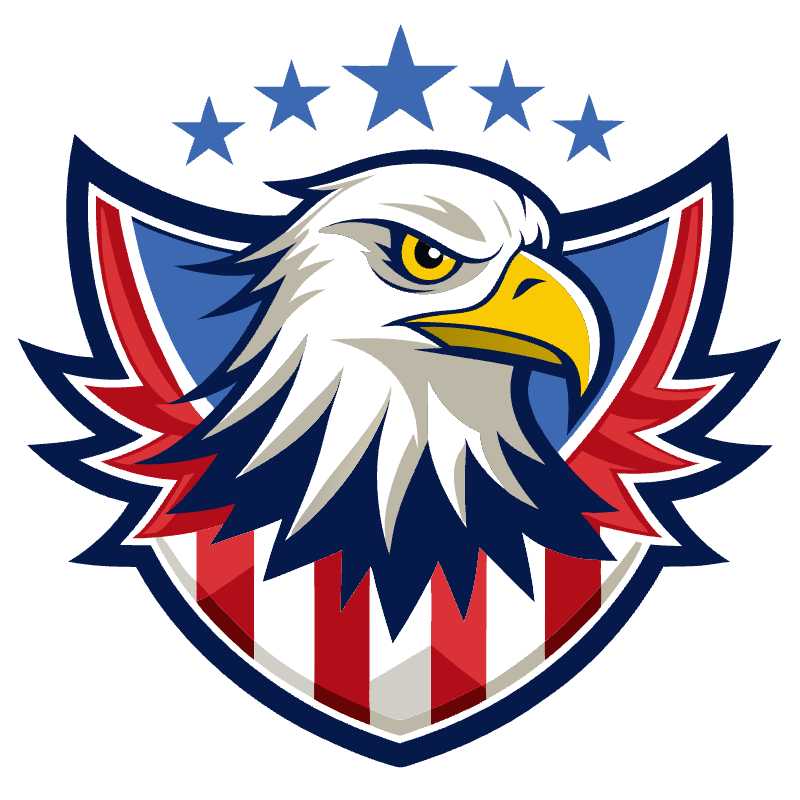 Patriotic Eagle Vector Art Perfect for Independence Day Designs