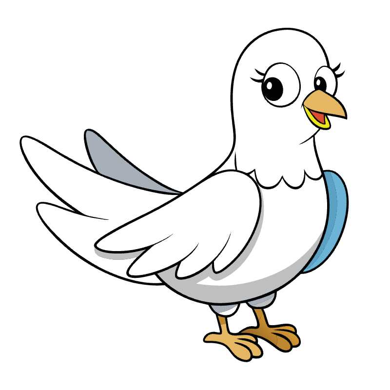 Peaceful Dove Vector Icon Perfect for Apps and Web Graphics