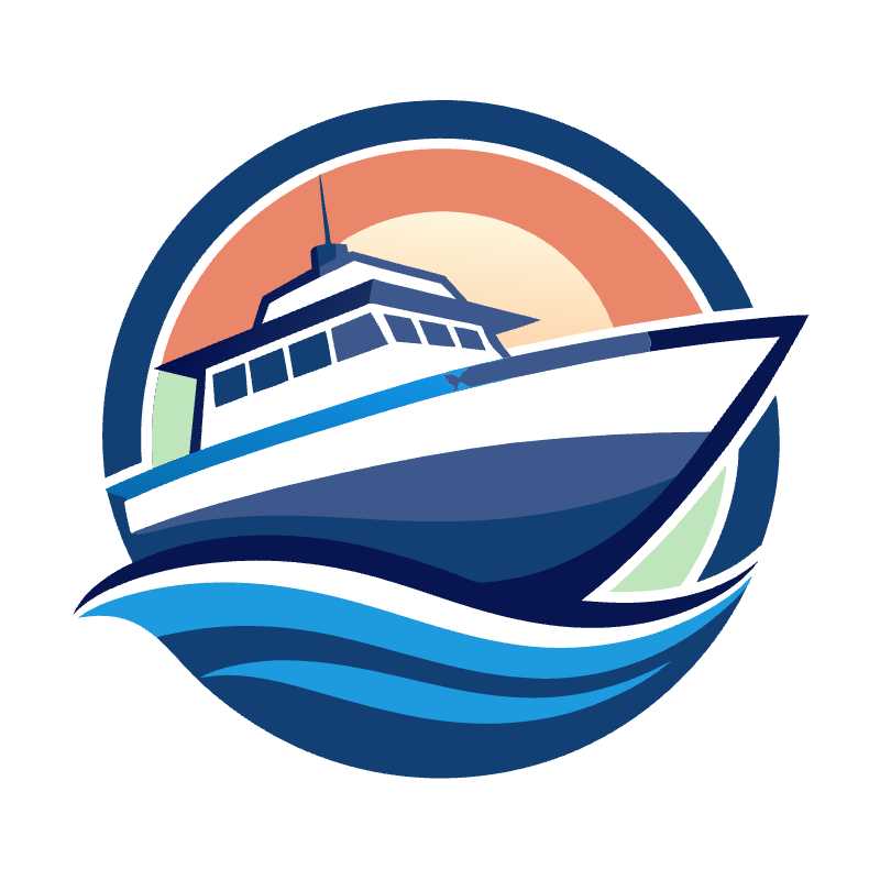 Sail the Branding Seas with Our Boat Travel Logo Design Perfect for Nautical Businesses