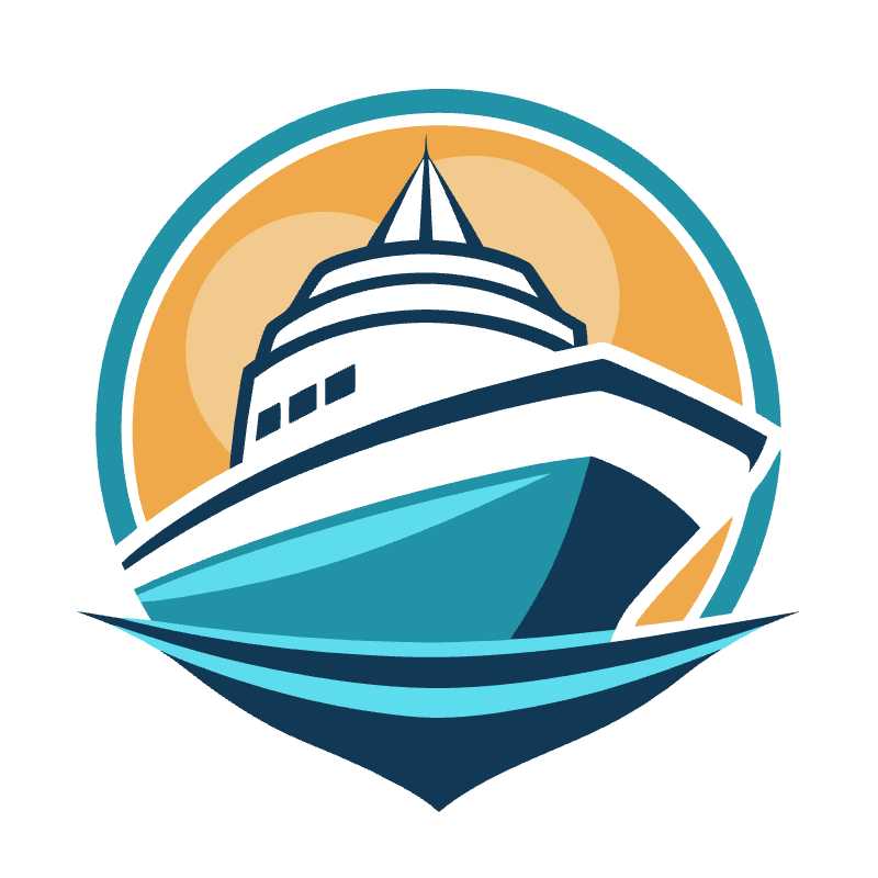 Sail the Digital Seas with Our Editable Boat Travel Logo Vector