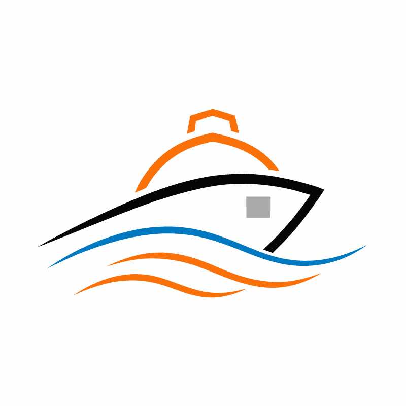 Sail the Digital Seas with Our Editable Travel Boat Vector Logo