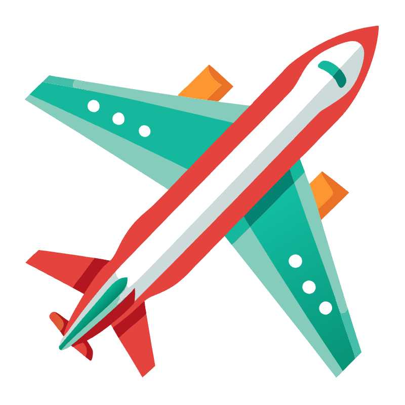 Sleek Airplane Vector Icon for Modern Design Needs