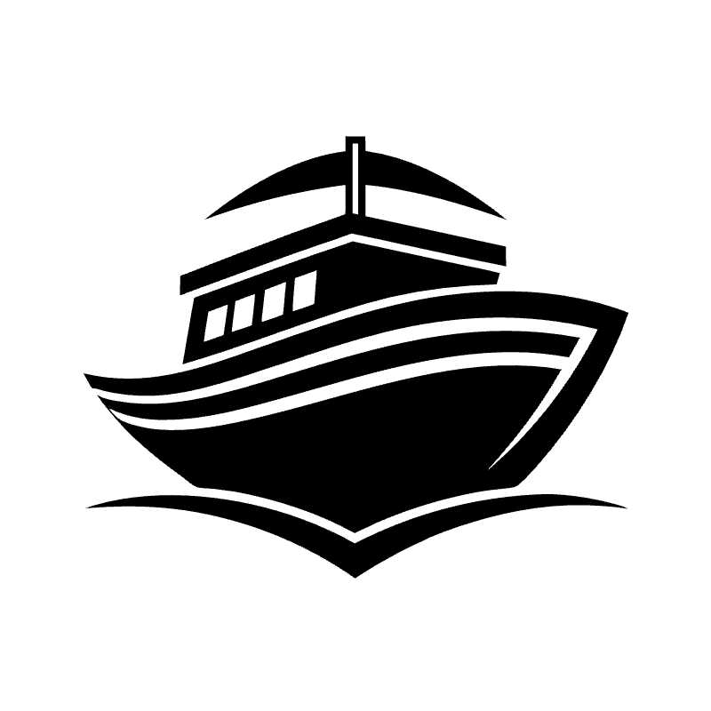 Sleek Boat Travel Logo Vector for Nautical Adventures