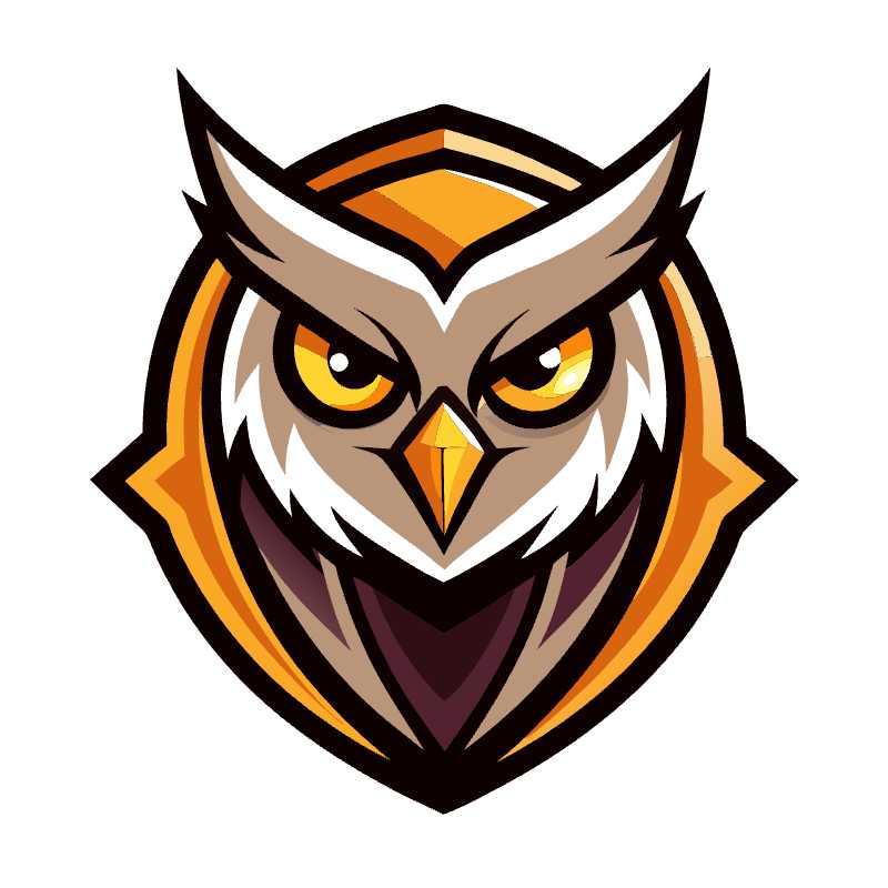 Stylish Owl Mascot Vector Logo Perfect for Gaming and Esports Branding