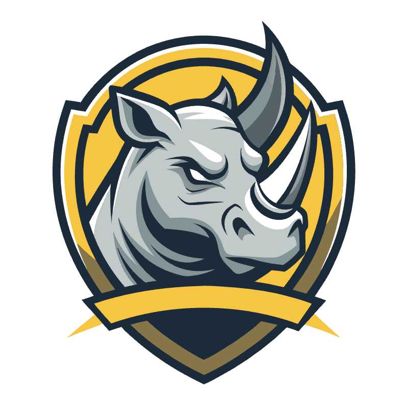 Stylish Rhino Logo Vector Perfect for Branding and Mascots