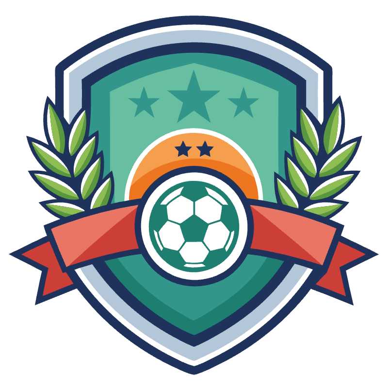 Stylish Soccer Badge Vector for Team Logos and Sports Branding