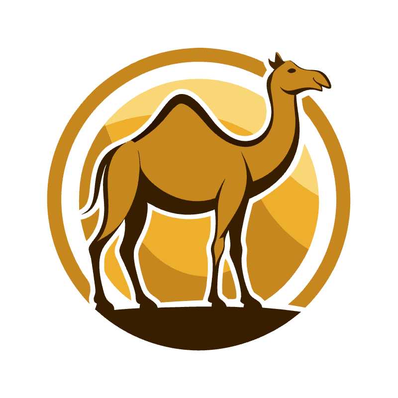 Stylized Camel Vector Logo Download and Edit Online with Vector Ink