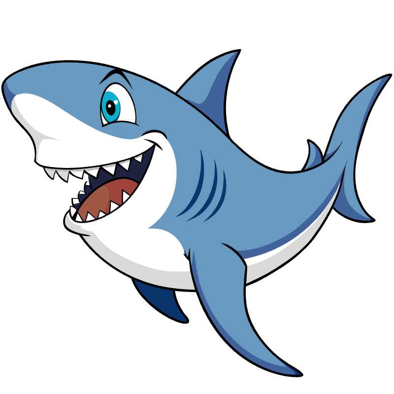 Stylized Shark Vector Icon Perfect for Graphic Design Projects